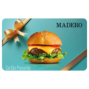 Cartão Presente Madero R$ 50 Reais