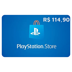 Gift Card PlayStation 114,90 Reais