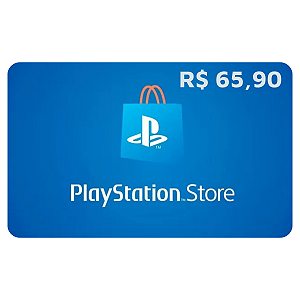 Gift Card PlayStation 65,90 Reais