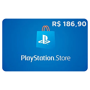 Gift Card PlayStation 186,90 Reais