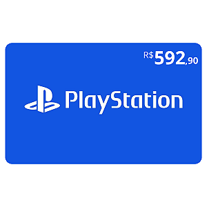 Gift Card PlayStation 592,90 Reais