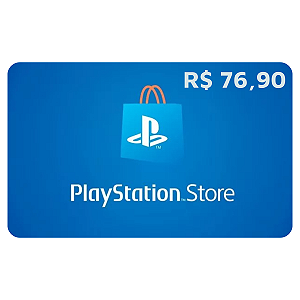 Gift Card PlayStation 76,90 Reais