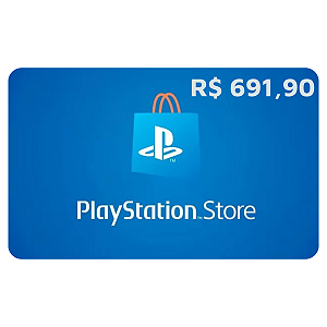 Gift Card PlayStation 691,90 Reais