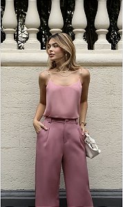Calça Reta Rosê blush