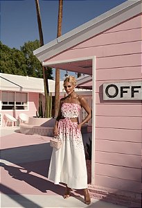 Vestido Midi Estampado Rosas Charm