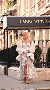 Vestido Midi Floral em Tule by Nicole Rocha