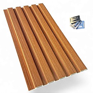 Painel Ripado WPC revestido com filme 2,90m x 0,15m - e=9mm