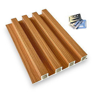 Painel Ripado WPC revestido com filme, 2,90m x 0,16m - e=2,4cm