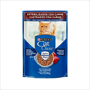 Cat Chow Sache 7+ Carne 85g