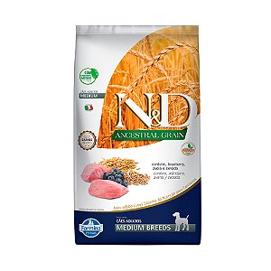 ND amp;d Ancestral Can Cordeiro Adul Medio 10,1kg