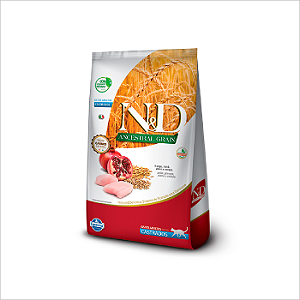 Ração Farmina NeD Ancestral Grain para Gatos Castrados Sabor Frango e Romã 1,5kg