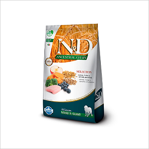 Ração Farmina NeD Ancestral Selection para Cães Adultos de Raças Grandes e Gig. Sabor Frango - 15kg