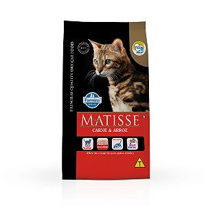 Matisse Alim Seco Carne e Arroz Gatos Adultos 2kg