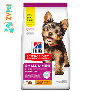Racao Hills Science Diet Pequenos E Mini Para Caes Filhotes Sabor Frango  2,04kg