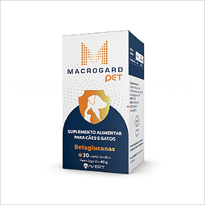 Macrogard Pet Suplemento Avert Para Caes E Gatos 45g 30 Comprim