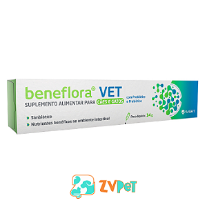 Suplemento Alimentar Avert Beneflora Vet Caes E Gatos 14g