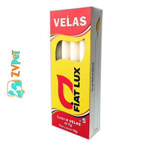Vela Nº 05 C/17g C/8 Und Emb.cartao - Fiat Lux