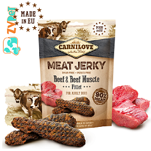 Petisco Carnilove Carne Seca Com FilÉ De MÚsculo Bovino 100 G