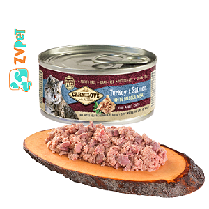 Alimento Umido Carnilove Can Cat Peru E SalmÃo Para Gatos100g