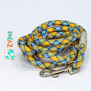 Guia Em Poliester, Abs, Fecho Em Metal - Tam: Grande Cor: Amarelo - Cores - Mewoof