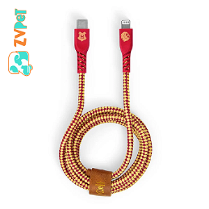 Cabo Mfi Lightning Para Usb-c Vermelho | GrifinÓria Harry Potter 1.2m Iwill