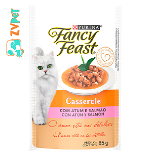 Racao Umida Fancy Feast Casserole Para Gatos Sabor Atum 85g