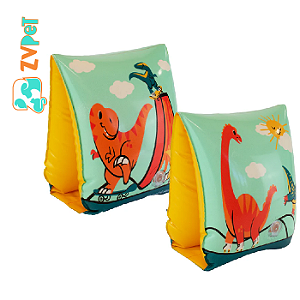 Boia De Braco Dino Stomp Inflavel Funsicle 14 Cm X 16 Cm X 17 Cm- Maccabi