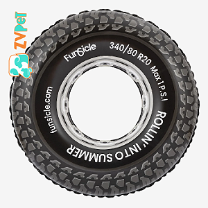 Funtube Boia Gira Roda Inflavel Funsicle - Maccabi