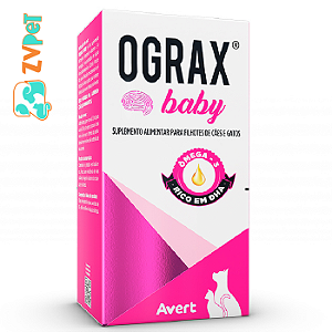 Suplemento Avert Ograx Baby Para Caes E Gatos 30 Ml