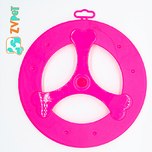 Frisbee Plastico Pet Injet - Rosa