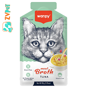 Caldo, Sopa De Atum Para Gatos 50g - Wanpy