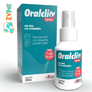 Oralclin Spray Higiene Bucal Para Caes E Gatos 120ml - Agenor Uniao