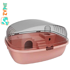 Gaiola Para Hamster 35,5x27,5x20 Rosa