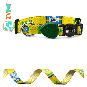Coleira Para Gatos Cbf Canarinho - U - Freefaro