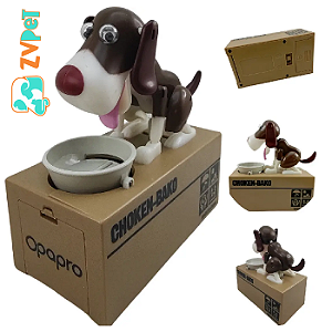 Cachorro Que Come Moeda Cofre Cofinho Infantil Decorativo
