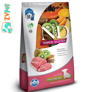 Racao Farmina Ned Tropical Selection P/ Caes Filhotes De Porte Mini Sabor Suino Cereais E Frutas Trop 2kg