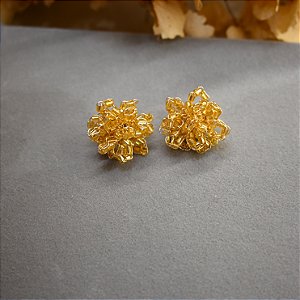 Brinco Frufru Pequeno Gold