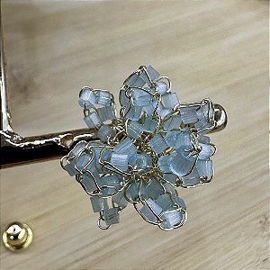 Brinco Frufru Pequeno Azul