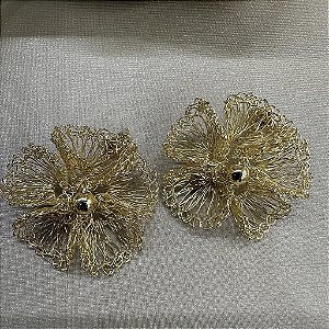 Brinco Flor gold