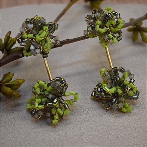 Brinco Frufru Pistache double