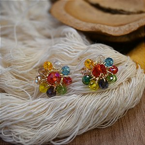 Brinco Florzinha Colors