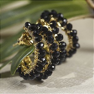 Brinco Nina - preto