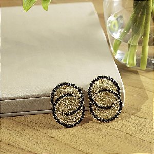 Brinco Minerva Preto