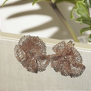 Brinco Flor Rosê
