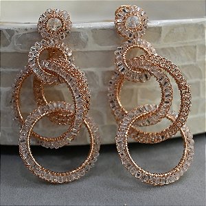 Brinco Grace Rosê Gold