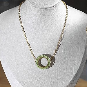 Colar Ellie - verde claro