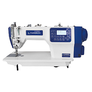 Máquina de Costura Reta Eletrônica Direct Drive Lanmax LM-179-M-D4 com Motor de Passo