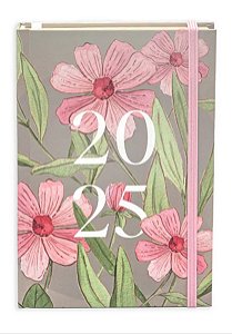 Agenda Semanal de Bolso Floral 2025