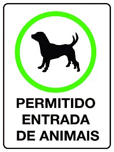 Permitido Entrada de Animais