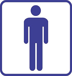 Placa WC Masculino